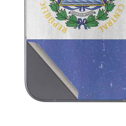 El Salvador Flag Distressed Google Pixel 9 Pro Fold Skin